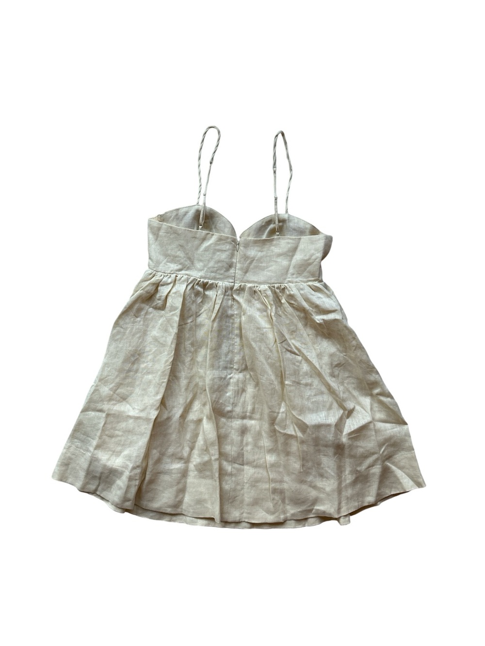 FARM Rio Coconut Tree Embroidered Mini Dress Linen Size Medium NWT - Picture 6 of 11